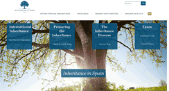 Desktop Screenshot of inheritancespain.com